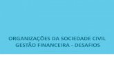 Organizações da Sociedade Civil - Gestão Financeira - Desafios