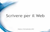 Corso "Web writing" di Federico Guerrini- prima lezione