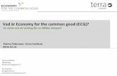 Vad är ECG- Economy for the common good