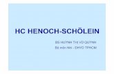 Hội chứng Henoch-Scholein - Bs. Huỳnh Thị Vũ Quỳnh