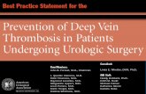 Prevention of DVT in Patients Undergoing Urologic Surgery