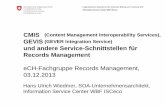 CMIS, GEVIS und andere Service-Schnittstellen für Records Management