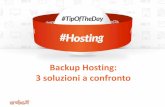Hosting Backup: 3 soluzioni a confronto   #TipOfTheDay