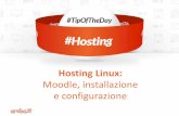 Hosting Linux: Moodle, installazione e configurazione #TipOfTheDay