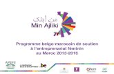 Min Ajliki - Programme de soutien à l'entrepreneuriat féminin au Maroc