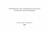 Mustafa Değerli - 2014 - Yönetim & Organizasyon Temel Kavramlar