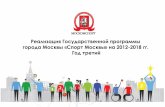 Реализация Государственной программы города Москвы "Спорт Москвы" на 2012-2018гг.