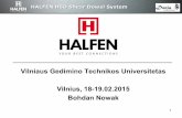 Deformacinių siūlių sujungimo sistema HALFEN HSD