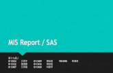 MIS Report / SAS