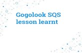 Gogolook SQS lesson learnt