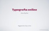 Typografia online – Asia Ryćko