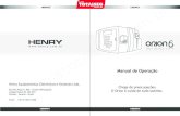 Manual de Operação Relógio de Ponto Henry Orion 6 - LojaTotalseg.com.br