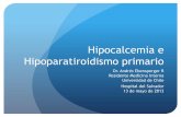 Hipocalcemia e HPT