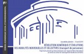 Transport de personnes : révolution numérique et évolutions des mobilités individuelles et collectives