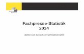 Deutsche Fachpresse-Statistik 2014 veröffentlicht