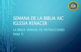 DIOS DE PACTO "SEMANA DE LA BIBLIA"