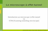Introduction au microscope à effet tunnel