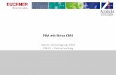 Produktinformationen in Sirius CMS verwalten (PIM)