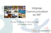 Relations publiques et hôpitaux