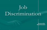 Job discrimination