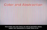 Color and abstraction