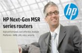 Hp next gen msr series routers technical training 21 jan15