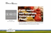 Fatti nuovi nell'impresa italiana del food?