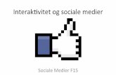 Sociale medier F15 – interaktivitet og sociale medier