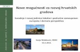 Sanja Maleković "Nove mogućnosti za razvoj hrvatskih gradova"