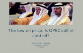 150512 | Industrie & Energie | Is Saudi Arabia still ruling the OPEC? | Presentatie Lucia van Geuns TNO