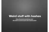 Weird stuff with hashes.key