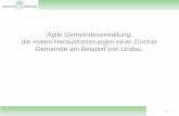 SeGF 2015 | Agile Gemeindeverwaltung: die realen Herausforderungen einer Zürcher Gemeinde am Beispiel von Lindau