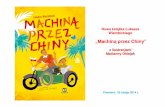 Książka "Machiną przez Chiny" Łukasza Wierzbickiego