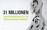 Zahl des Tages: 31 Millionen Roboter werden bis 2017 zu digitalen Dienstboten