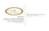 e-Mülâkât IV – Taha Abdurrahman ile Mülâkât - Ömer Faruk Tokat
