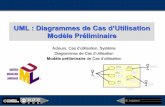 Uml : Diagrammes de Cas dutilisation -- Modele preliminaire -- 23