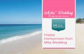 Yêu thương trọn vẹn - Tặng chuyến Honey Moon trọn gói tại Mita Wedding