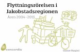 Flyttningsrörelsen i Jakobstadsregionen 2004-2013
