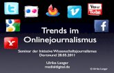 Trends im Onlinejournalismus