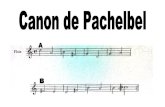 Canons de Pachelbel: partitura y letra