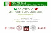 SENTIment POLarity Classification Task - Sentipolc@Evalita 2014