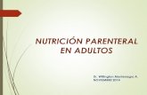 Nutrición parenteral en adultos