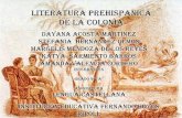 Literatura prehispanica de la colonia