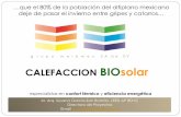 Calefaccion biosolar presentacion cleantech challenge mexico 2014