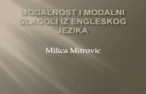 Modalnost i modalni glagoli u engleskom jeziku - Milica Mitrović - Daniela Stanković