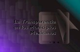 Transparencia en los municipios mexicanos