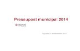 Pressupost municipal 2014