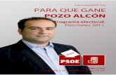 Programa electoral PSOE Pozo-Alcón
