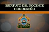 Estatuto del docente hondureño