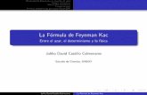 La Fórmula de Feynman Kac: Entre el azar, el determinismo y la física